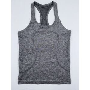 Lululemon Swiftly Tech Racerback Tank 2.0 Size 8 Slate / White 25007